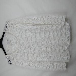 Time And A Half White Tunic Top Size: 3X